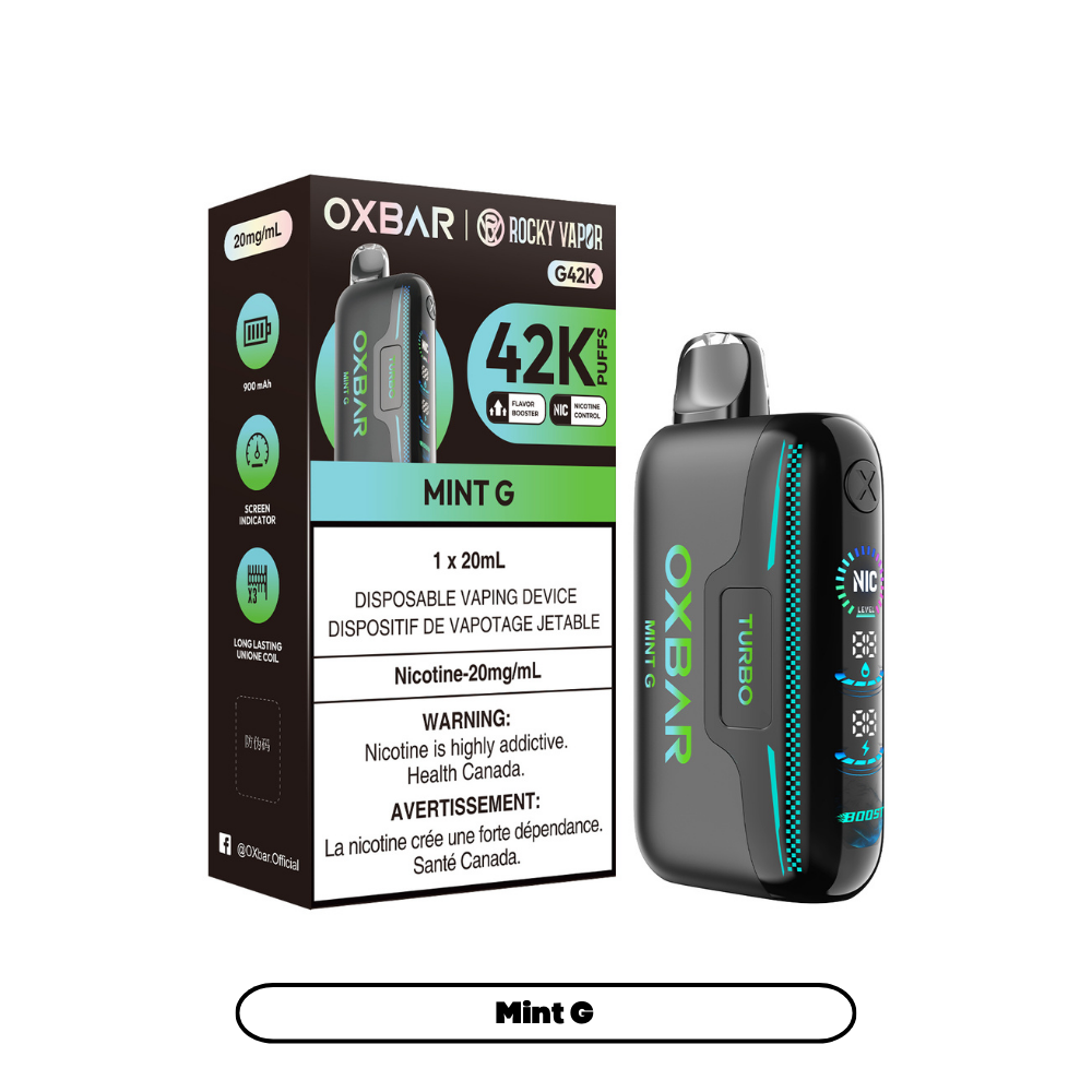 OXBAR G42K PUFFS (EXCISE AB)