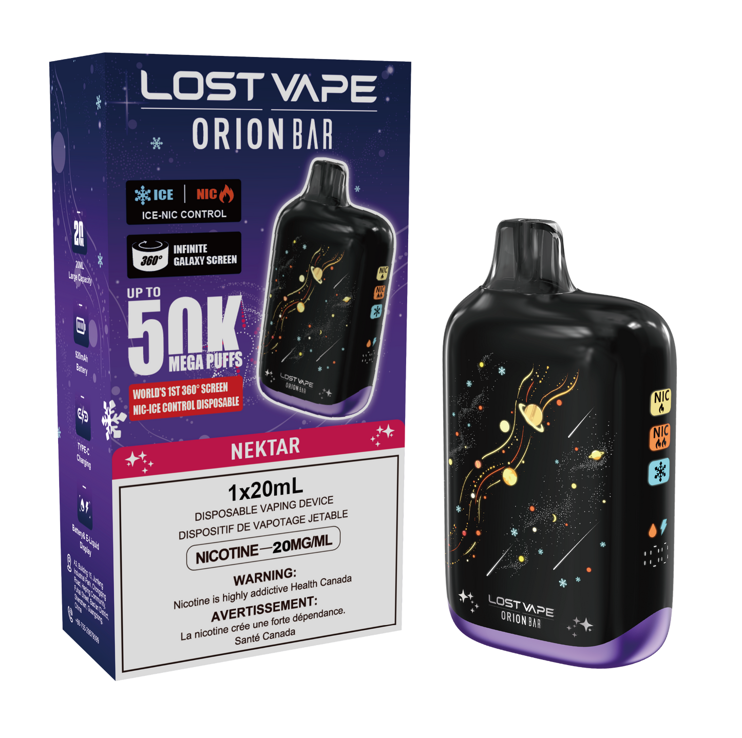LOST VAPE ORION BAR 50K PUFFS
