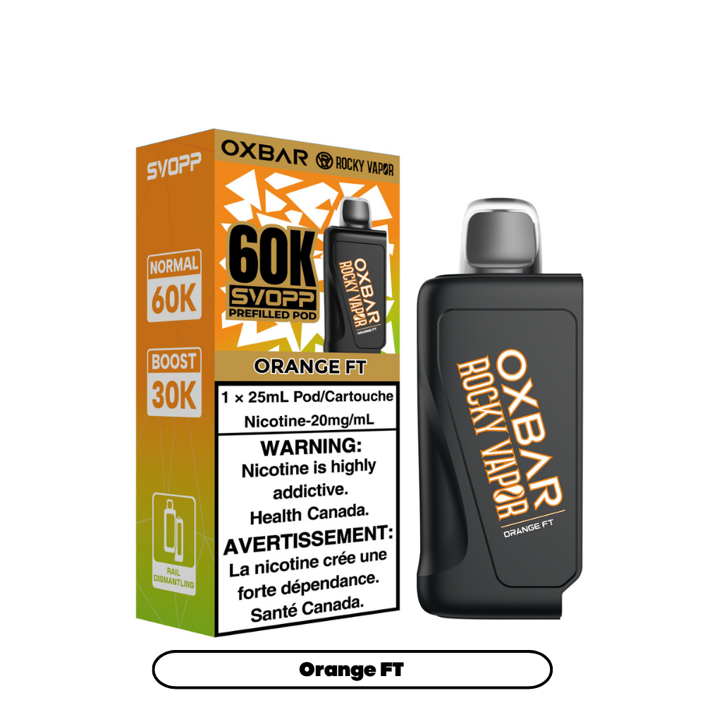SVOPP ROCKY VAPOR OXBAR PODS 60K PUFFS (EXICSE AB)
