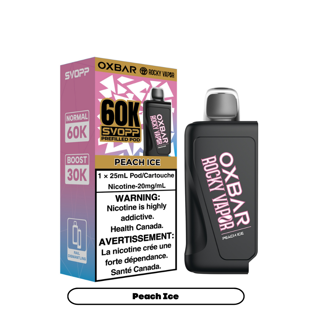 SVOPP ROCKY VAPOR OXBAR PODS 60K PUFFS (EXICSE AB)