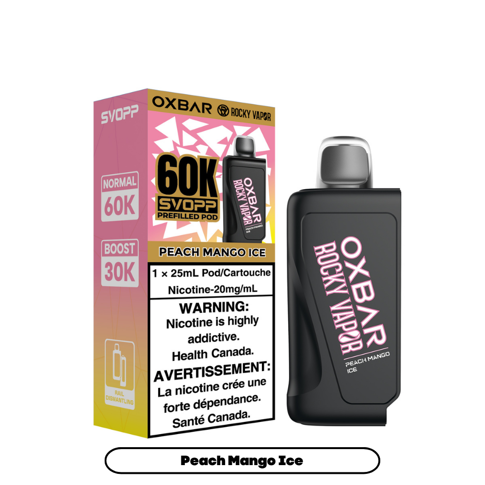 SVOPP ROCKY VAPOR OXBAR PODS 60K PUFFS (EXICSE AB)
