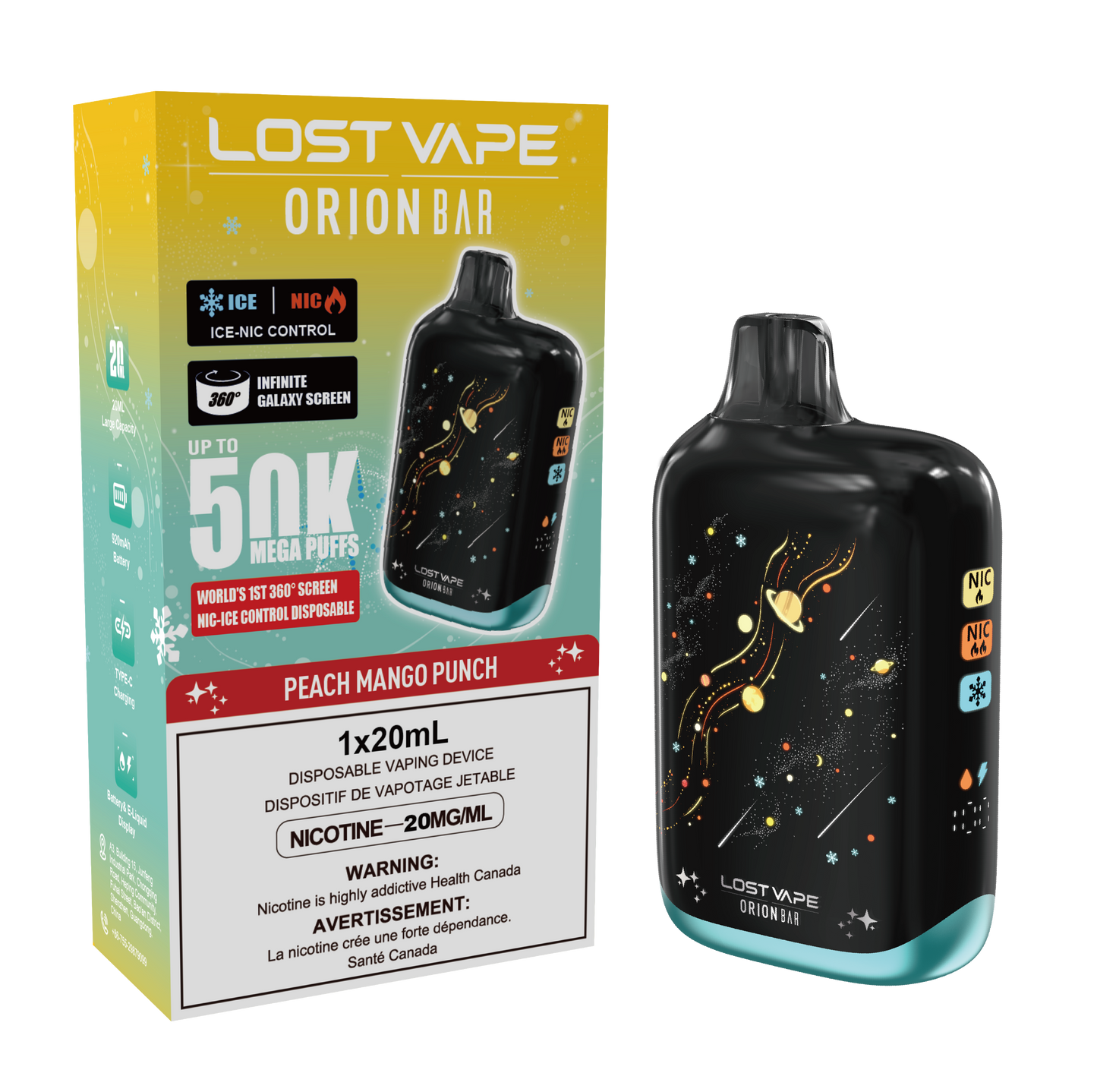 LOST VAPE ORION BAR 50K PUFFS