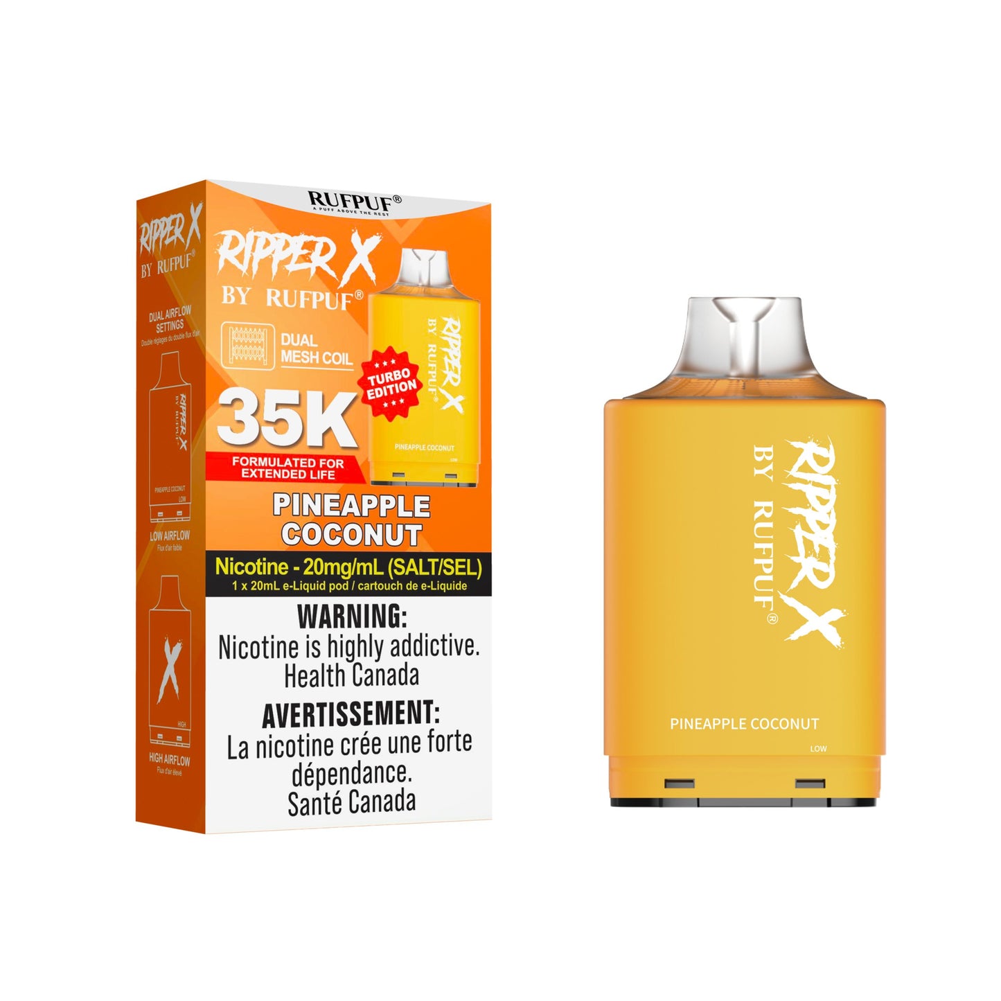RUFPUF RIPPER X POD 35K PUFFS (Excise AB)