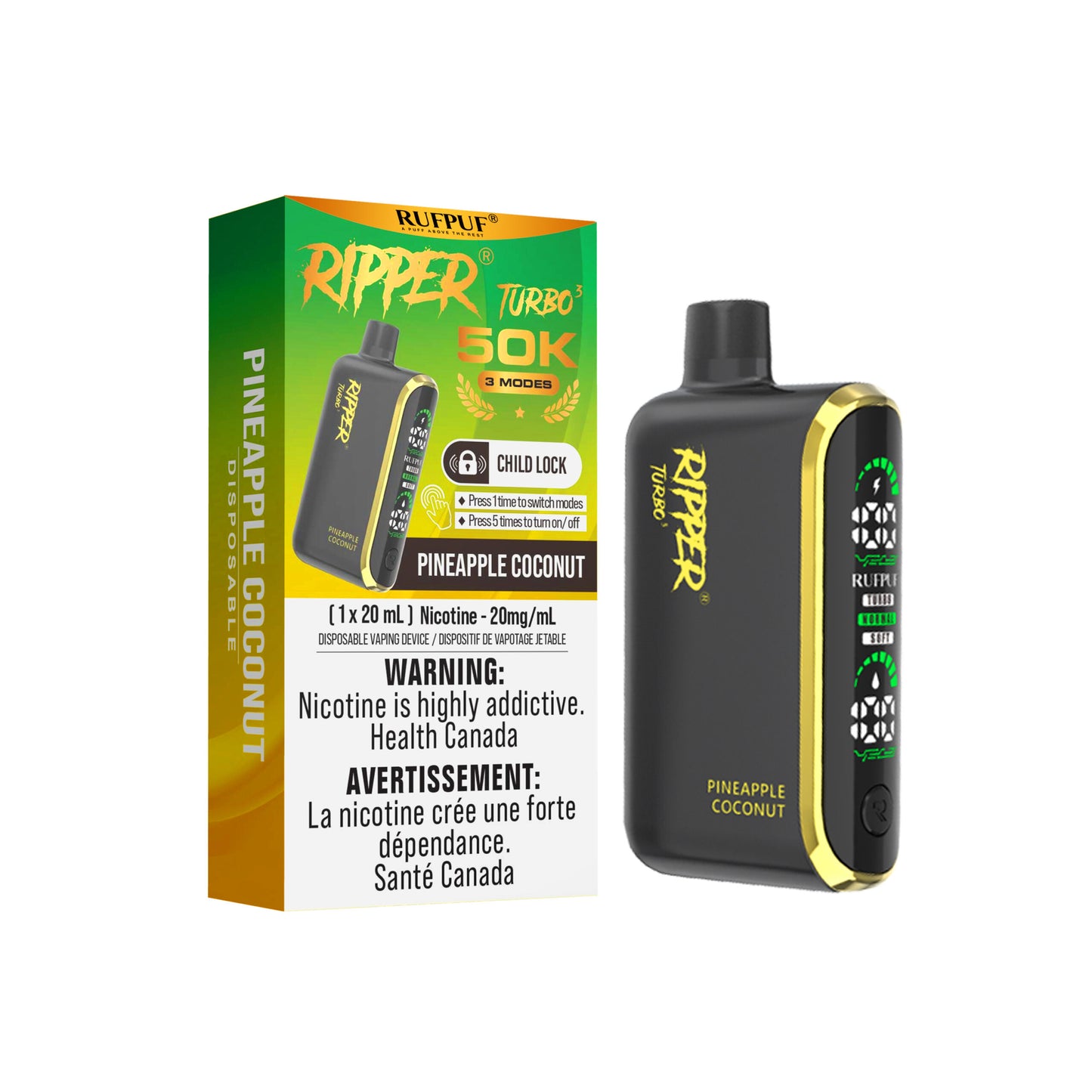 RIPPER TURBO 3 50K PUFFS (EXCISE AB)