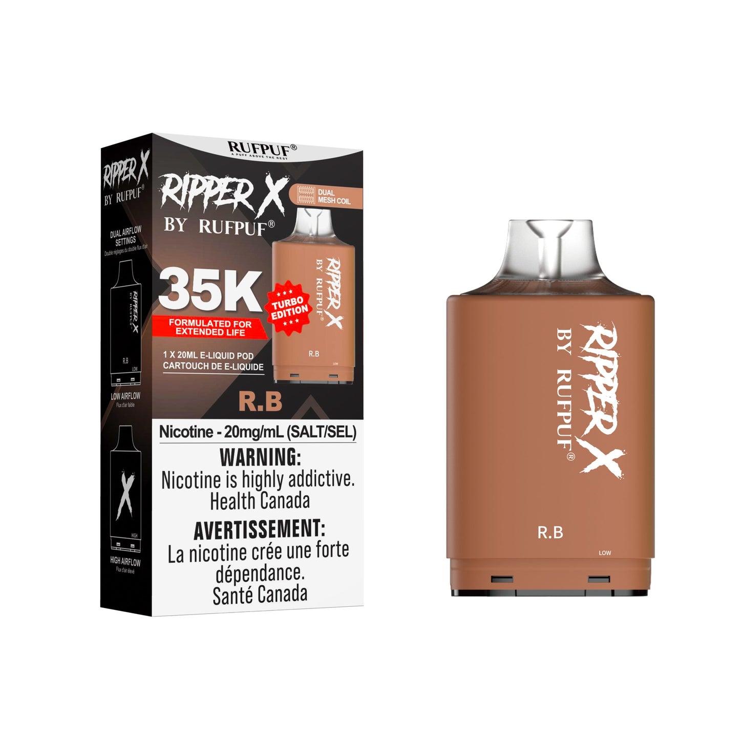 RUFPUF RIPPER X POD 35K PUFFS (Excise AB)