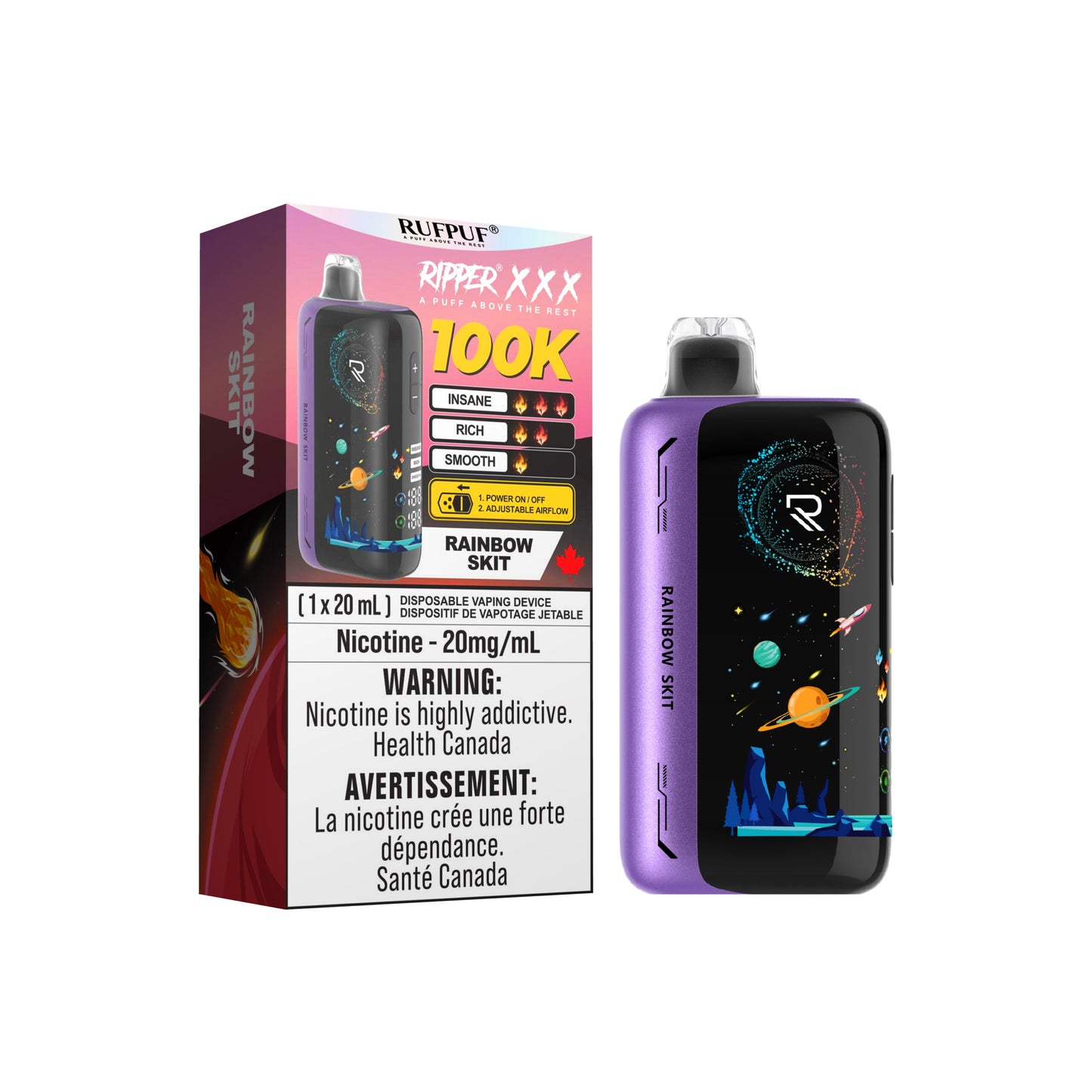 RIPPER XXX 100K PUFFS