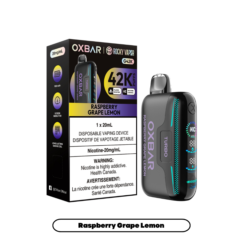 OXBAR G42K PUFFS (EXCISE AB)