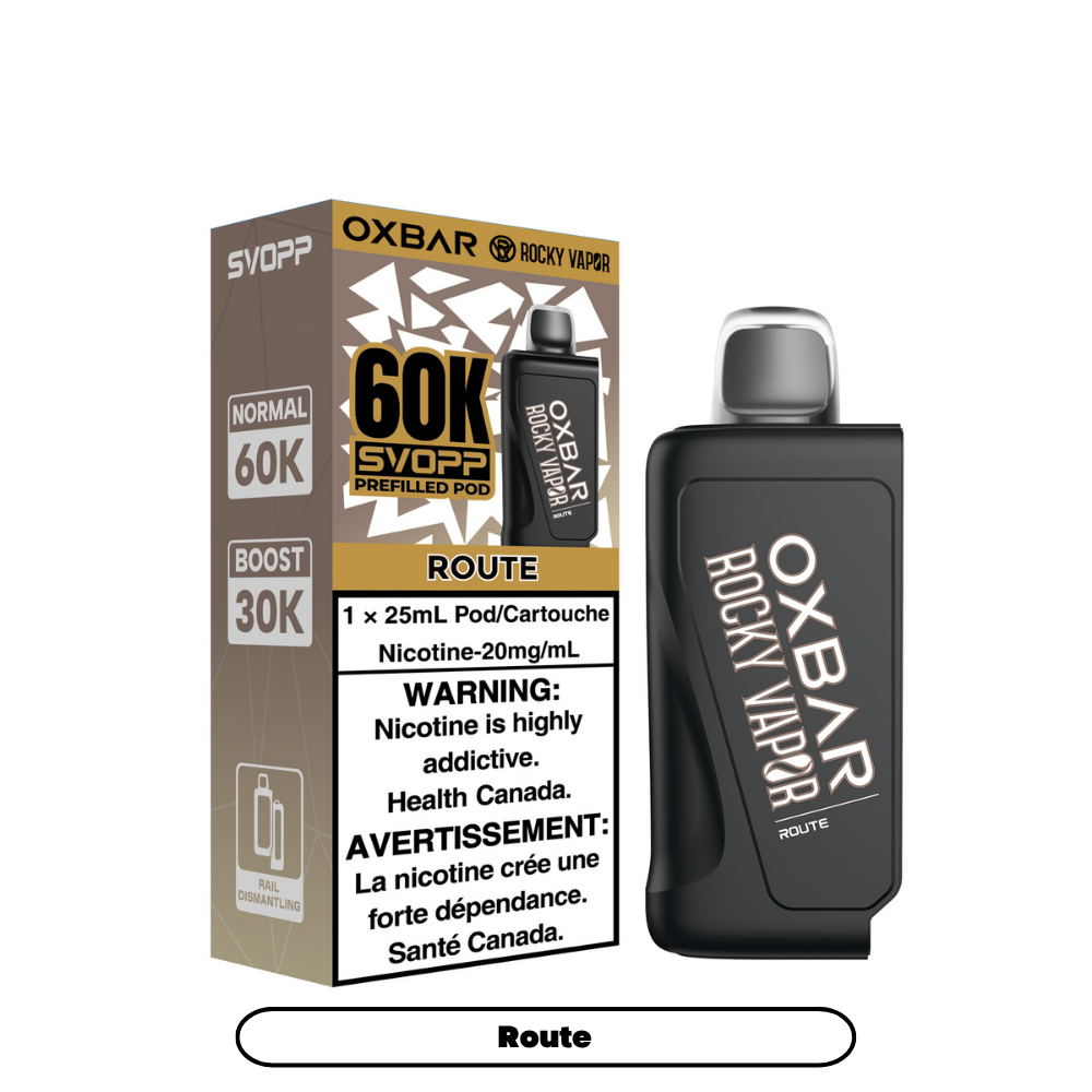 SVOPP ROCKY VAPOR OXBAR PODS 60K PUFFS (EXICSE AB)