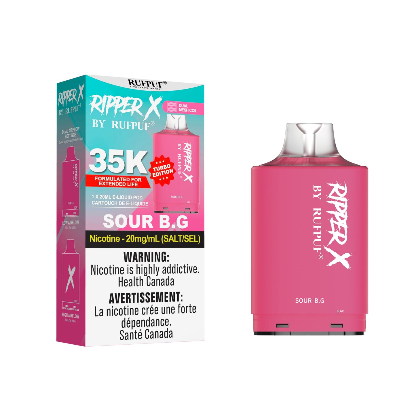 RUFPUF RIPPER X POD 35K PUFFS (Excise AB)