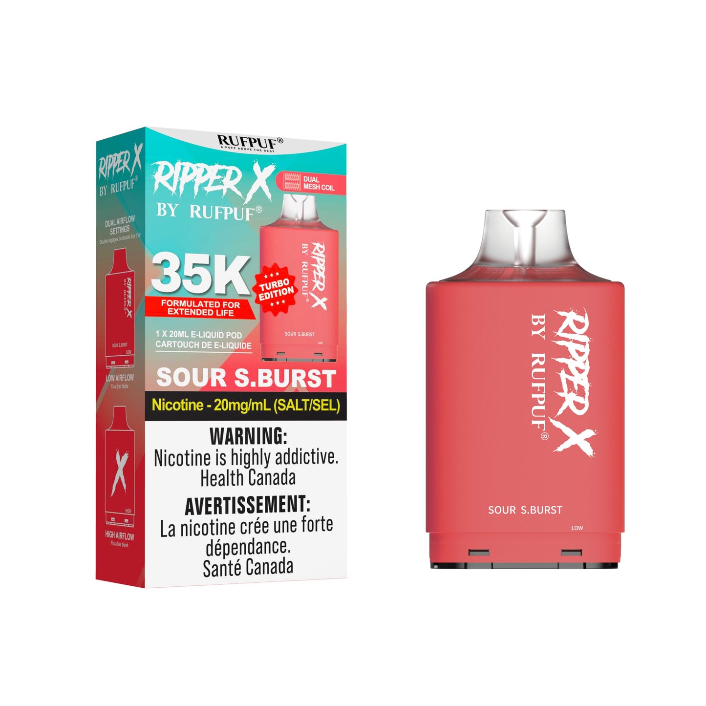 RUFPUF RIPPER X POD 35K PUFFS (Excise AB)