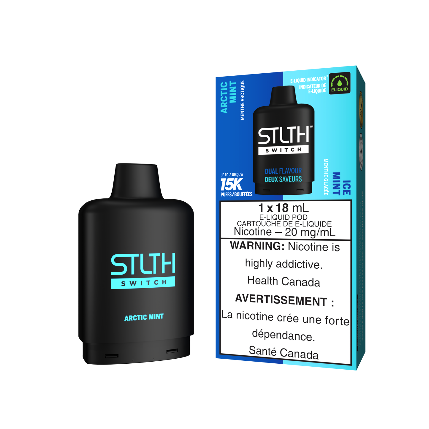 STLTH SWITCH POD 15K PUFFS