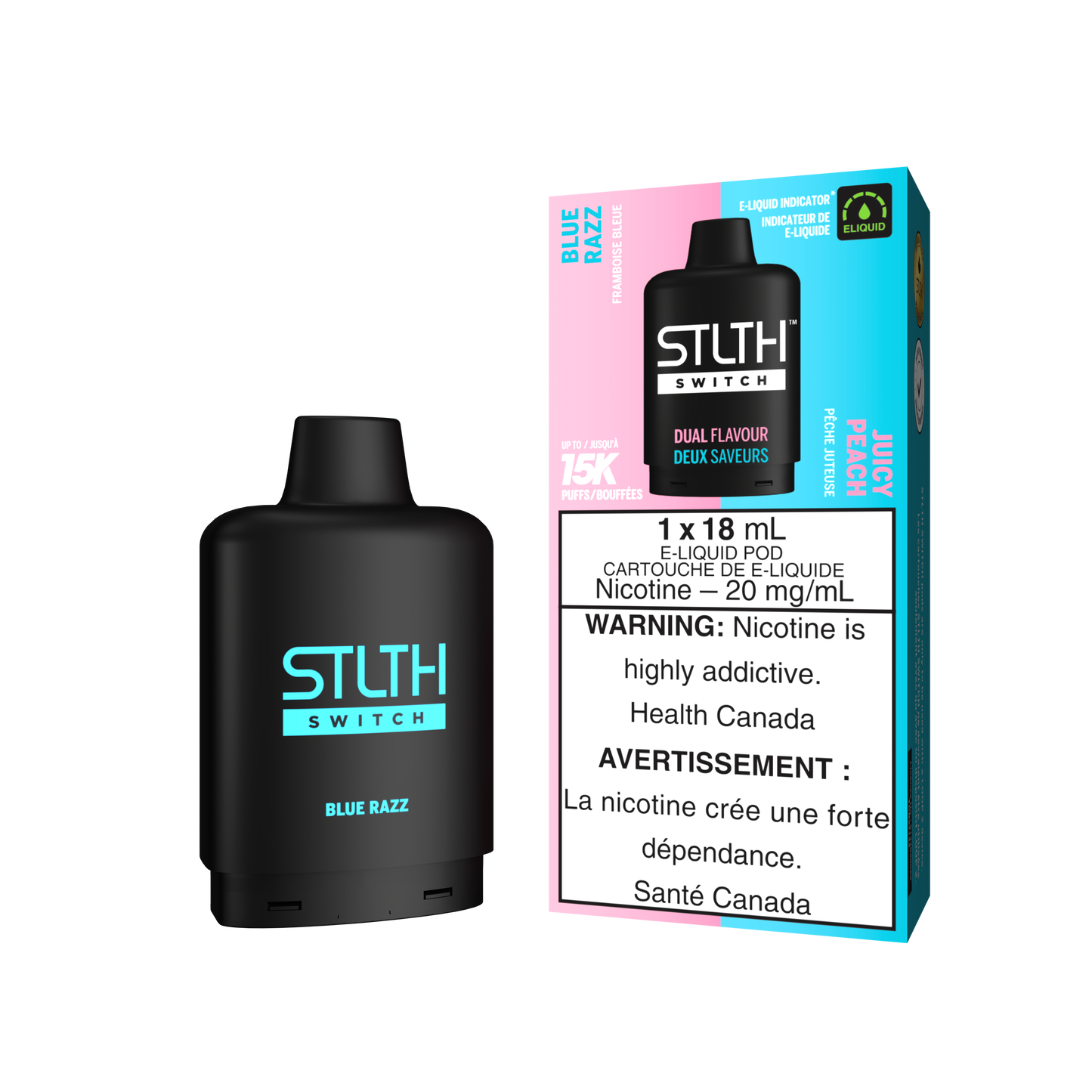 STLTH SWITCH POD 15K PUFFS