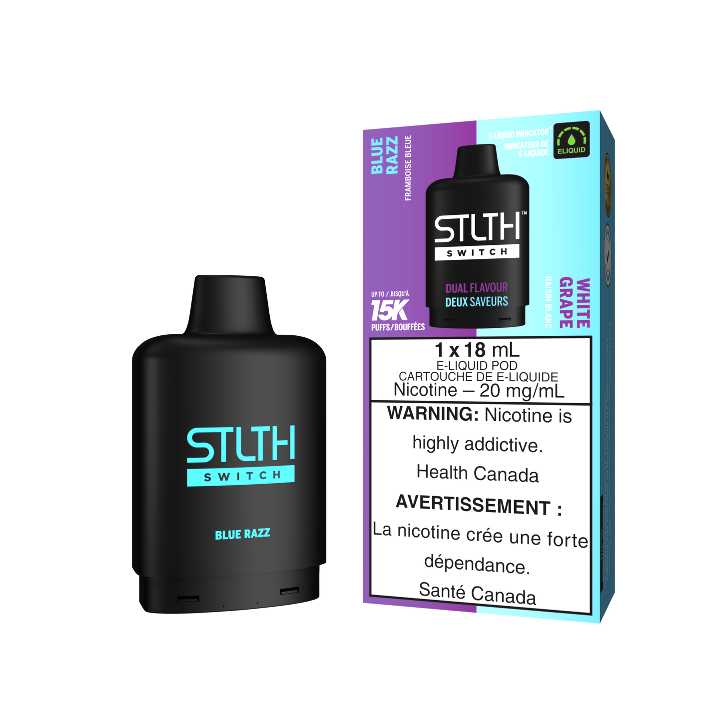 STLTH SWITCH POD 15K PUFFS