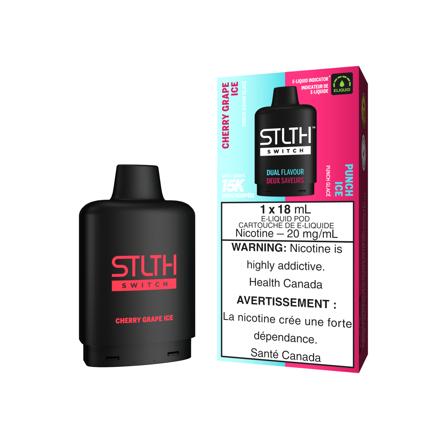 STLTH SWITCH POD 15K PUFFS