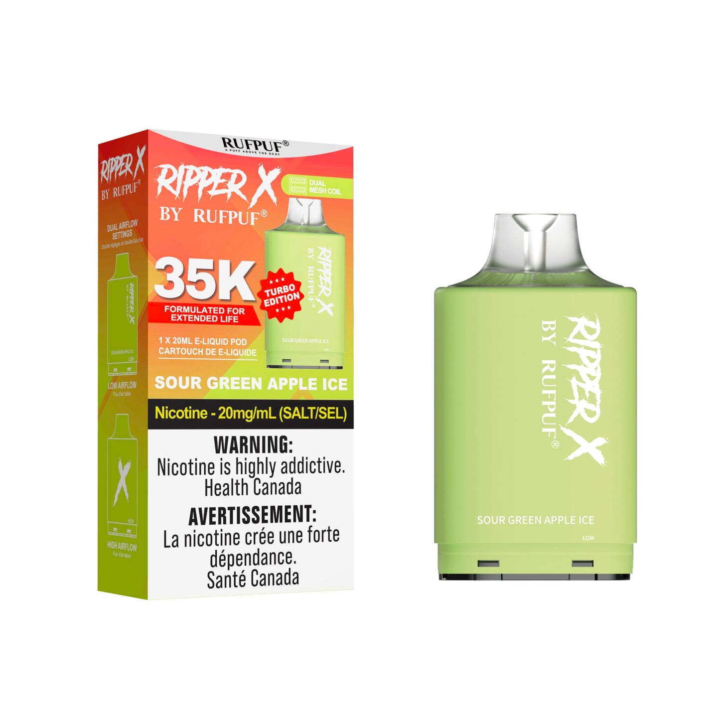 RUFPUF RIPPER X POD 35K PUFFS (Excise AB)