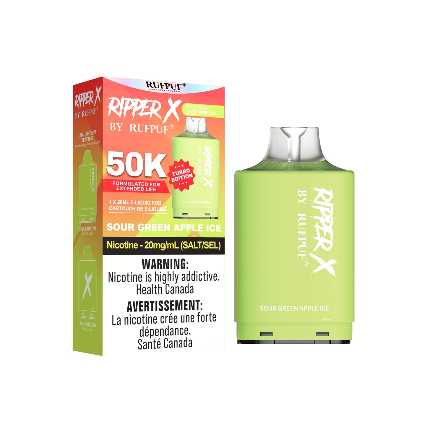 RUFPUF RIPPER X POD 50K PUFFS (Excise AB)