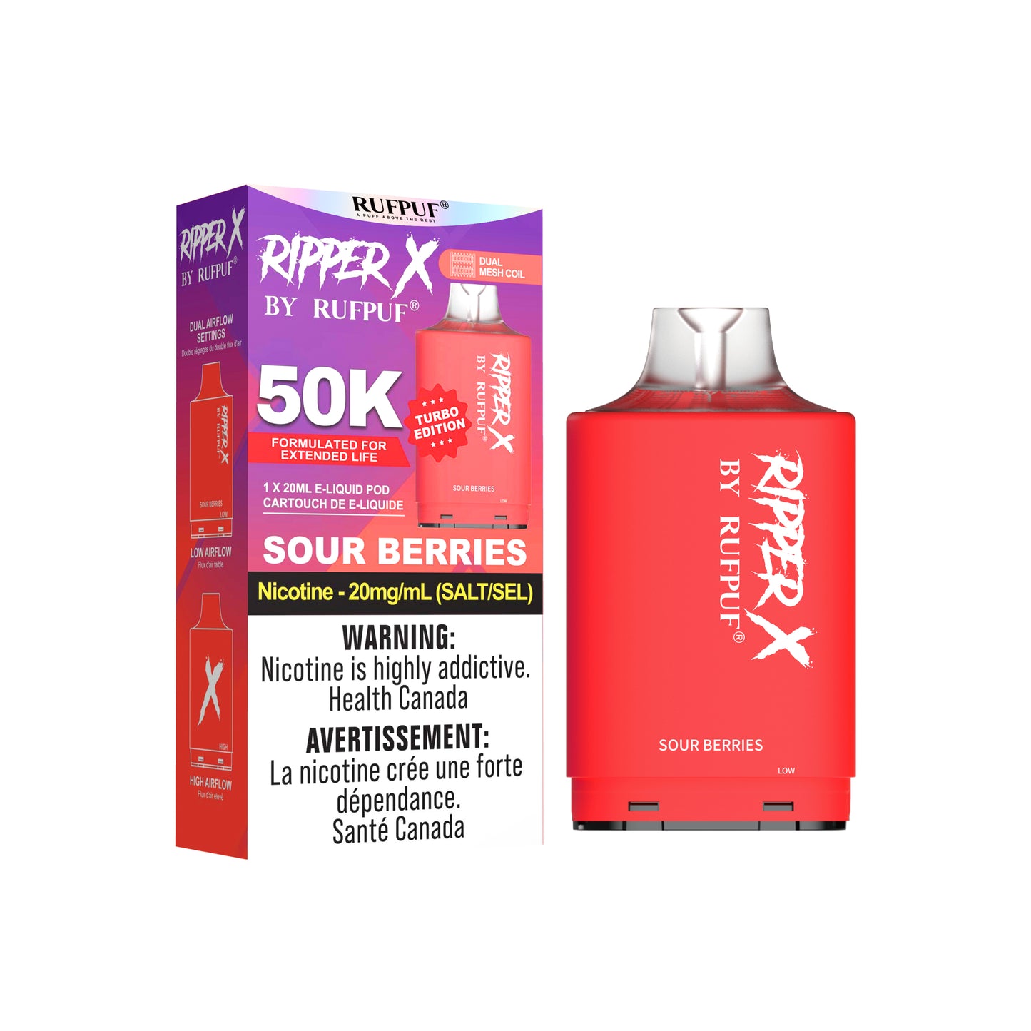 RUFPUF RIPPER X POD 50K PUFFS (Excise AB)