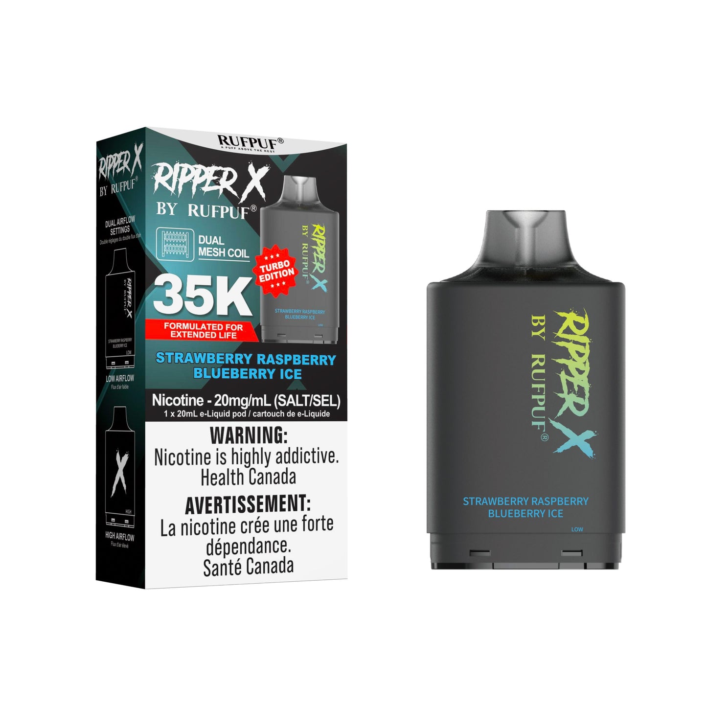 RUFPUF RIPPER X POD 35K PUFFS (Excise AB)