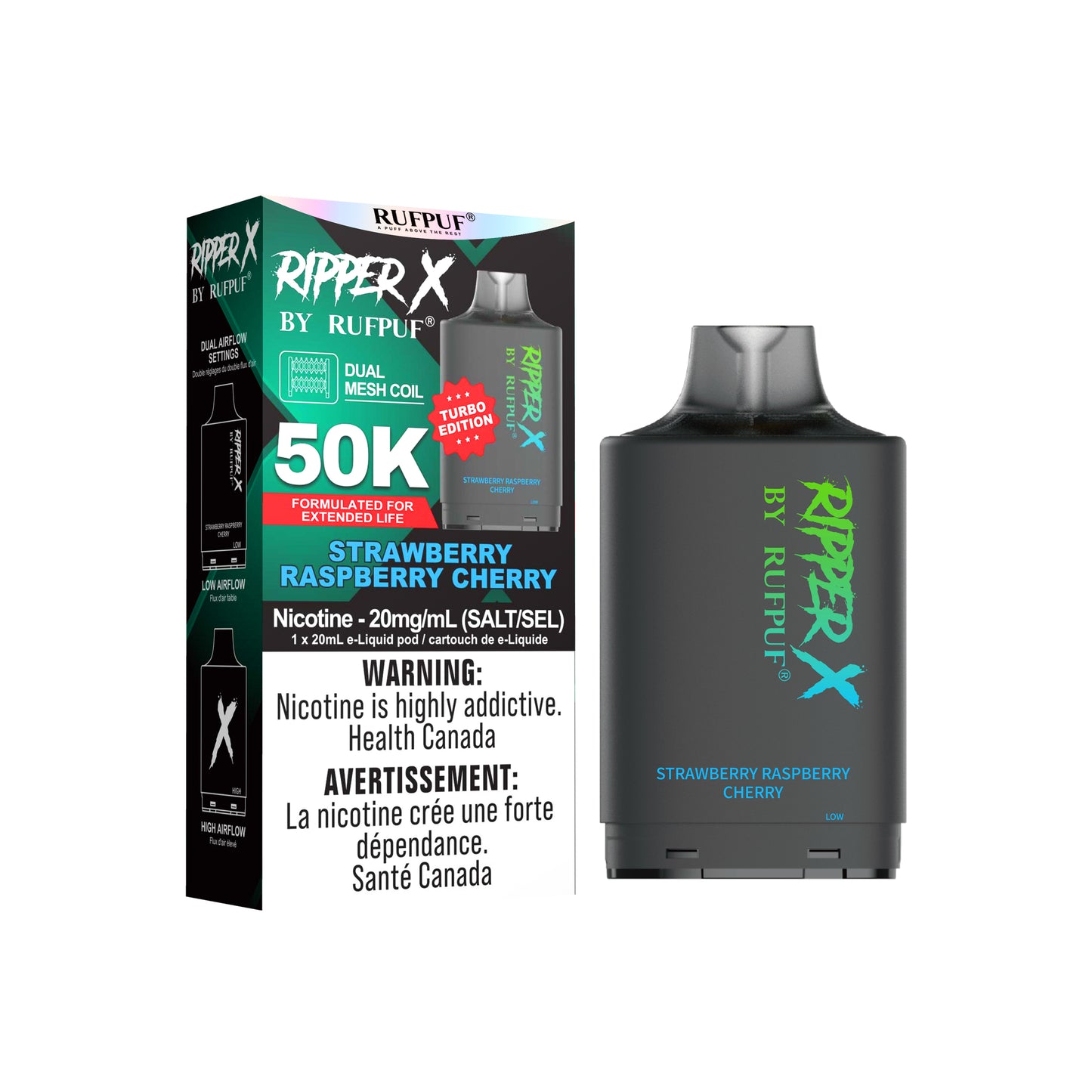 RUFPUF RIPPER X POD 50K PUFFS (Excise AB)