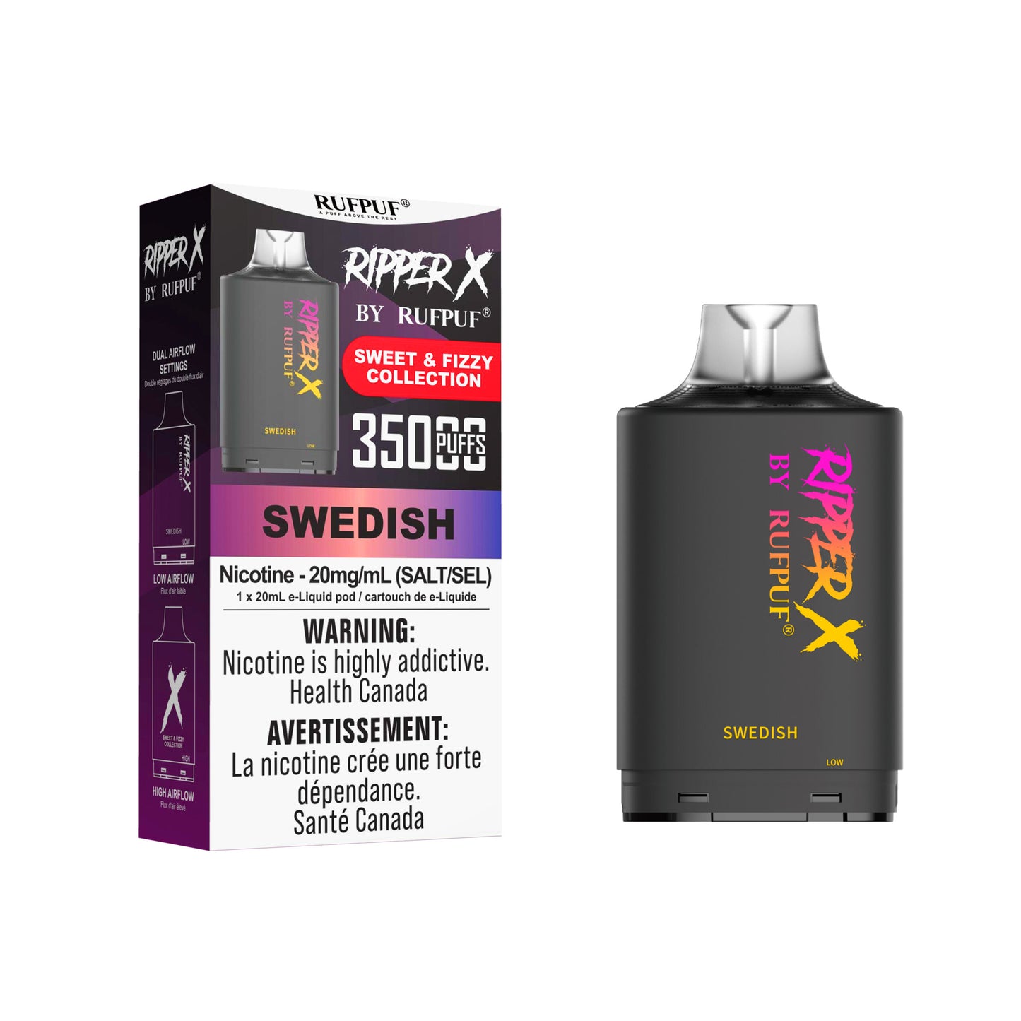 RUFPUF RIPPER X POD 35K PUFFS (Excise AB)