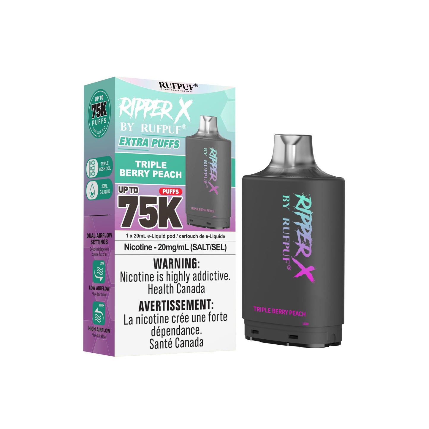 RIPPER X 75K PODS PUFFS (EXCISE AB)
