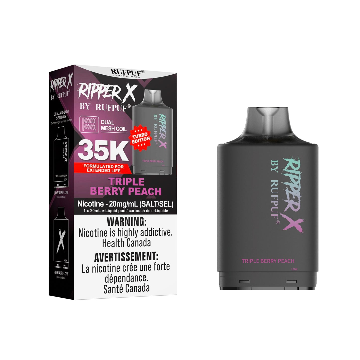 RUFPUF RIPPER X POD 35K PUFFS (Excise AB)
