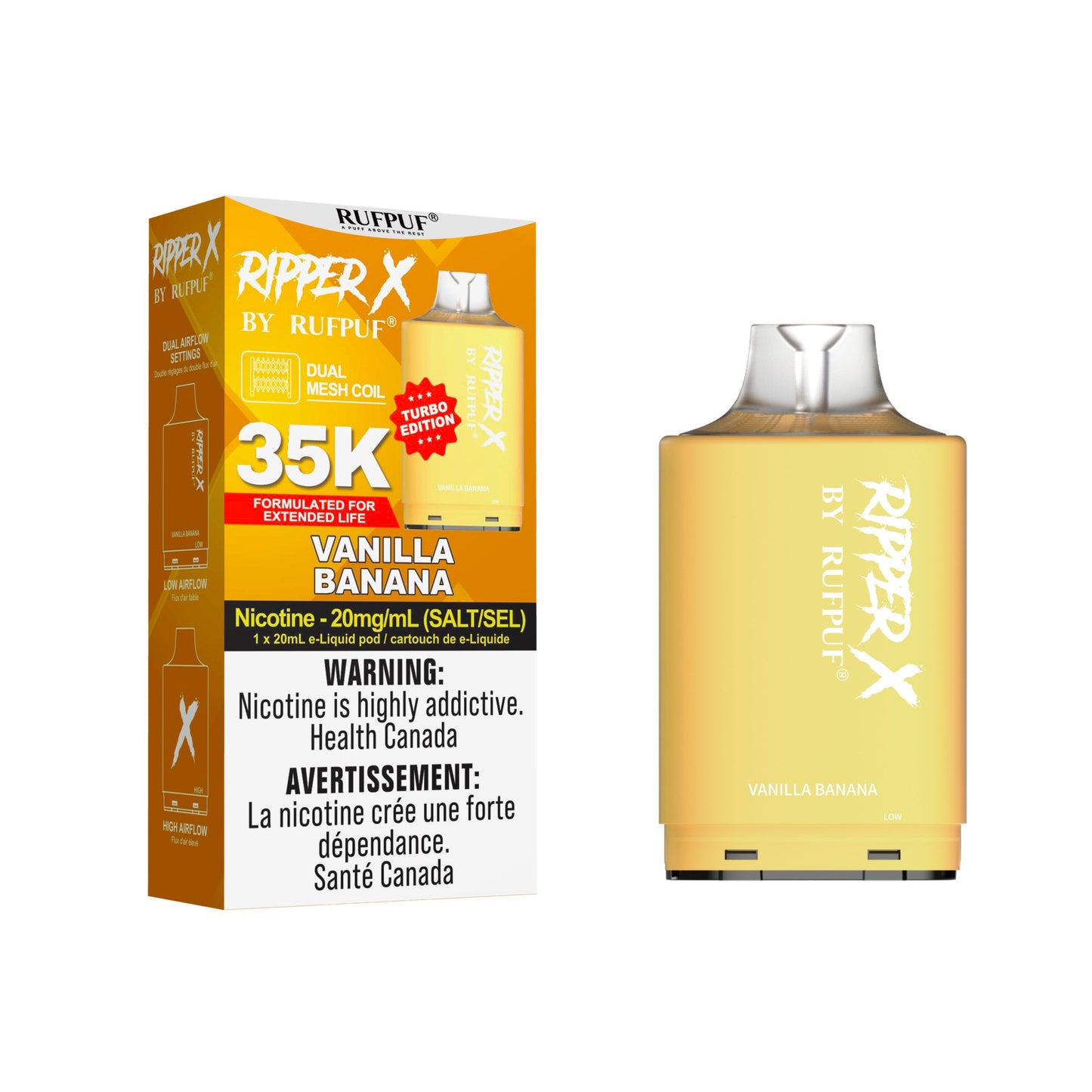 RUFPUF RIPPER X POD 35K PUFFS (Excise AB)