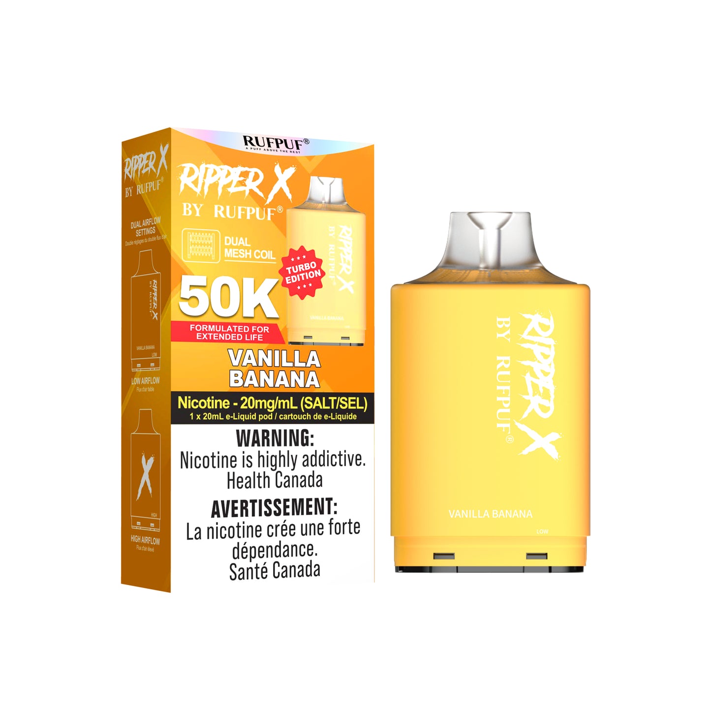 RUFPUF RIPPER X POD 50K PUFFS (Excise AB)
