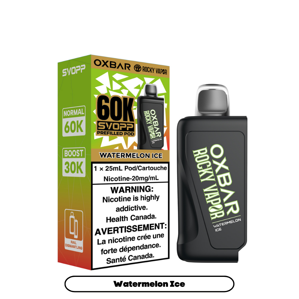 SVOPP ROCKY VAPOR OXBAR PODS 60K PUFFS (EXICSE AB)