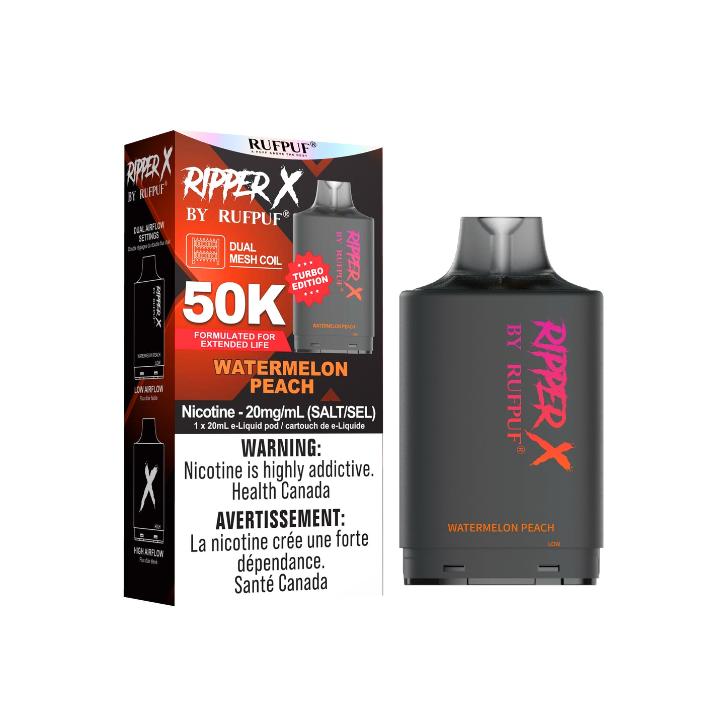 RUFPUF RIPPER X POD 50K PUFFS (Excise AB)