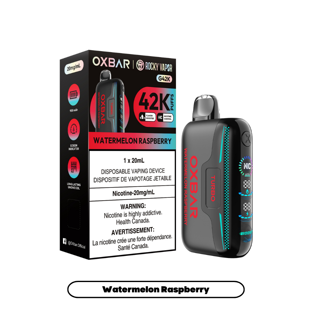 OXBAR G42K PUFFS (EXCISE AB)