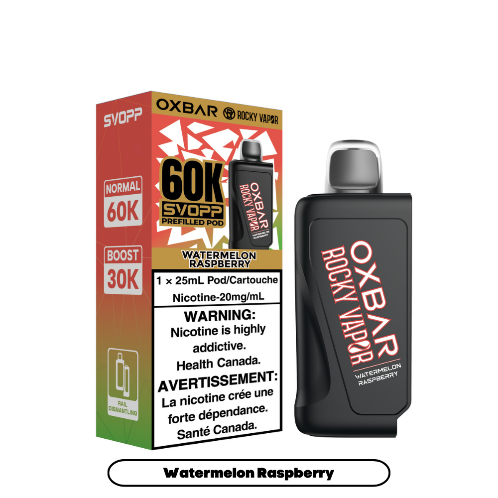 SVOPP ROCKY VAPOR OXBAR PODS 60K PUFFS (EXICSE AB)