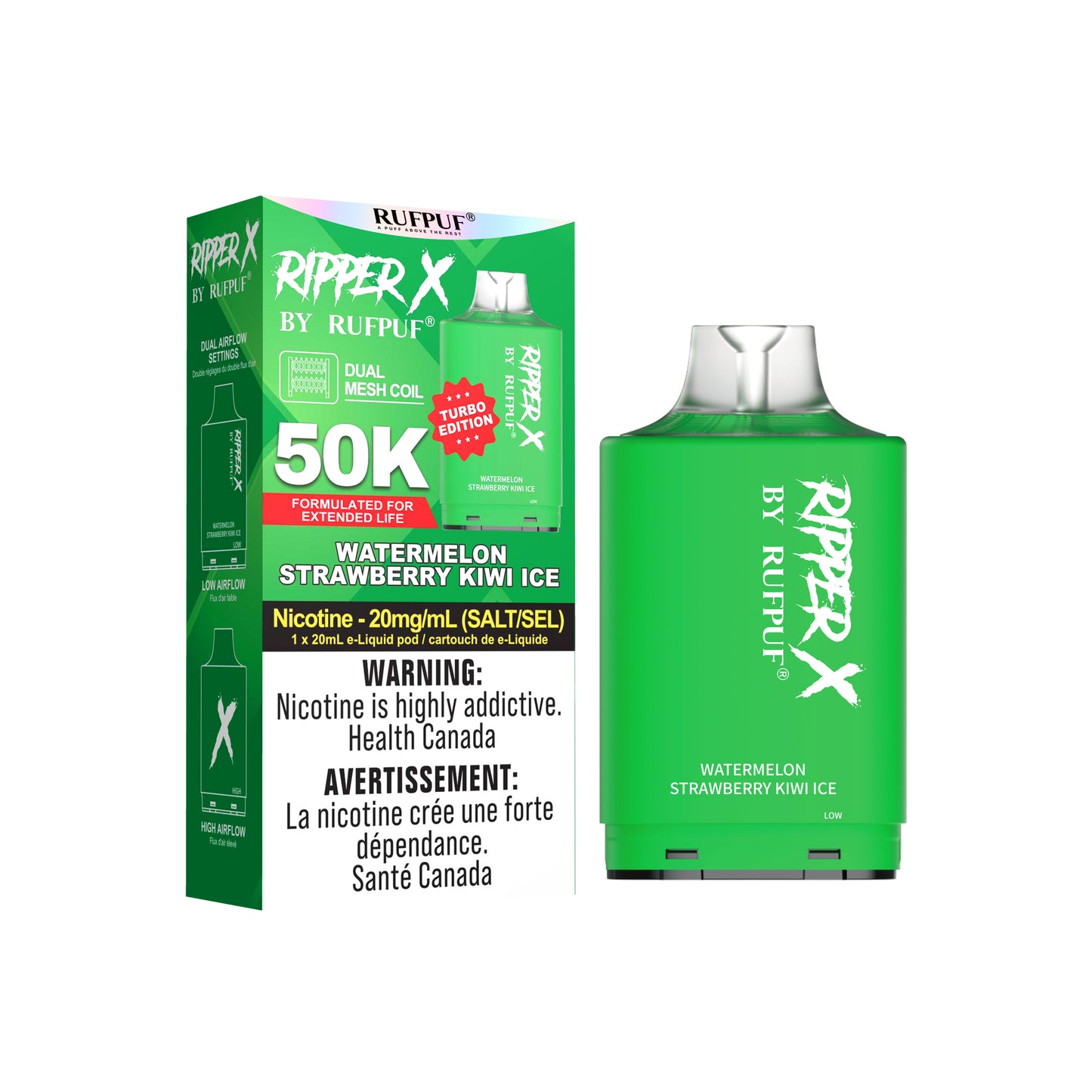 RUFPUF RIPPER X POD 50K PUFFS (Excise AB)