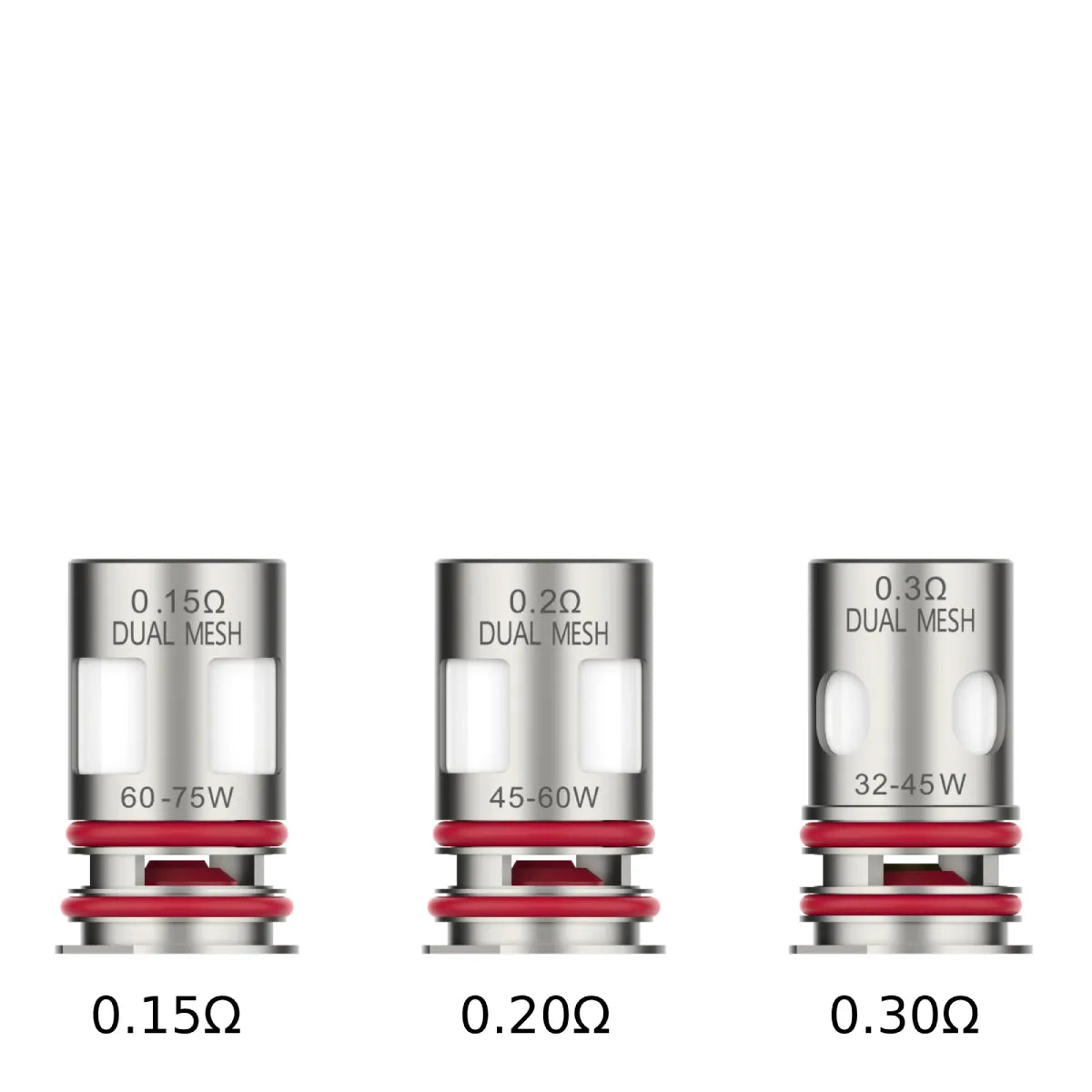 VAPORESSO GTX MESH & DUAL MESH COILS 5/PK (CRC)