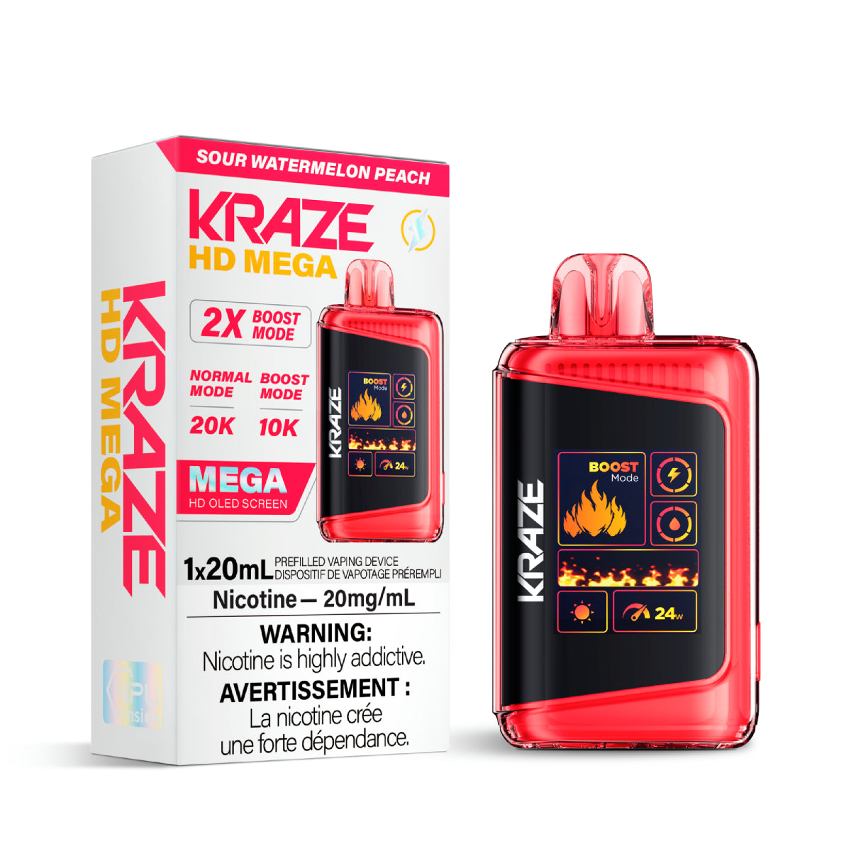 KRAZE HD MEGA 20K PUFFS