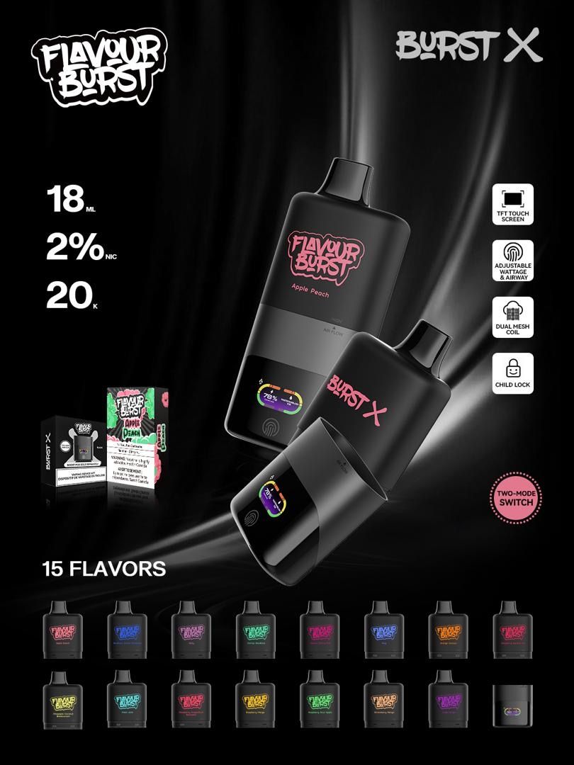 FLAVOUR BURST X DEVICE KIT Vape Pulse FLAVOUR BURST X DEVICE KIT Vape Pulse