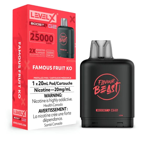 LEVEL X FLAVOUR BEAST BOOST G2 25K PUFFS