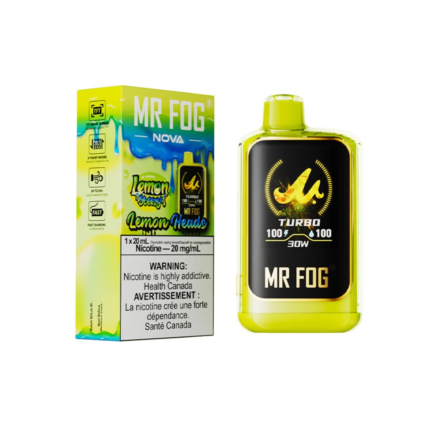 MR FOG NOVA BLUE RAZZ STEEZY 36K PUFFS (EXCISE AB)