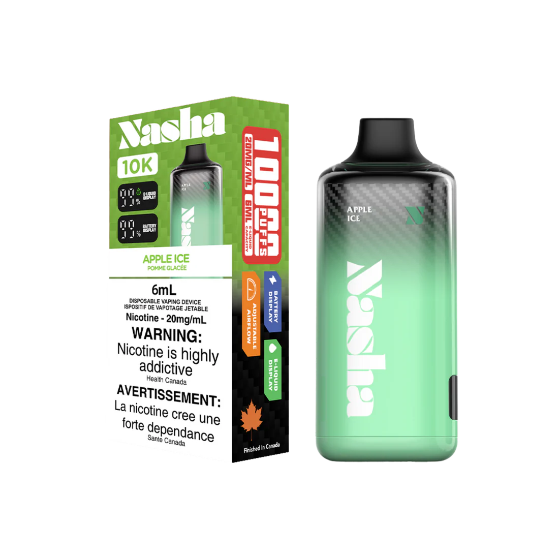 NASHA 10K PUFFS (EXCISE AB)