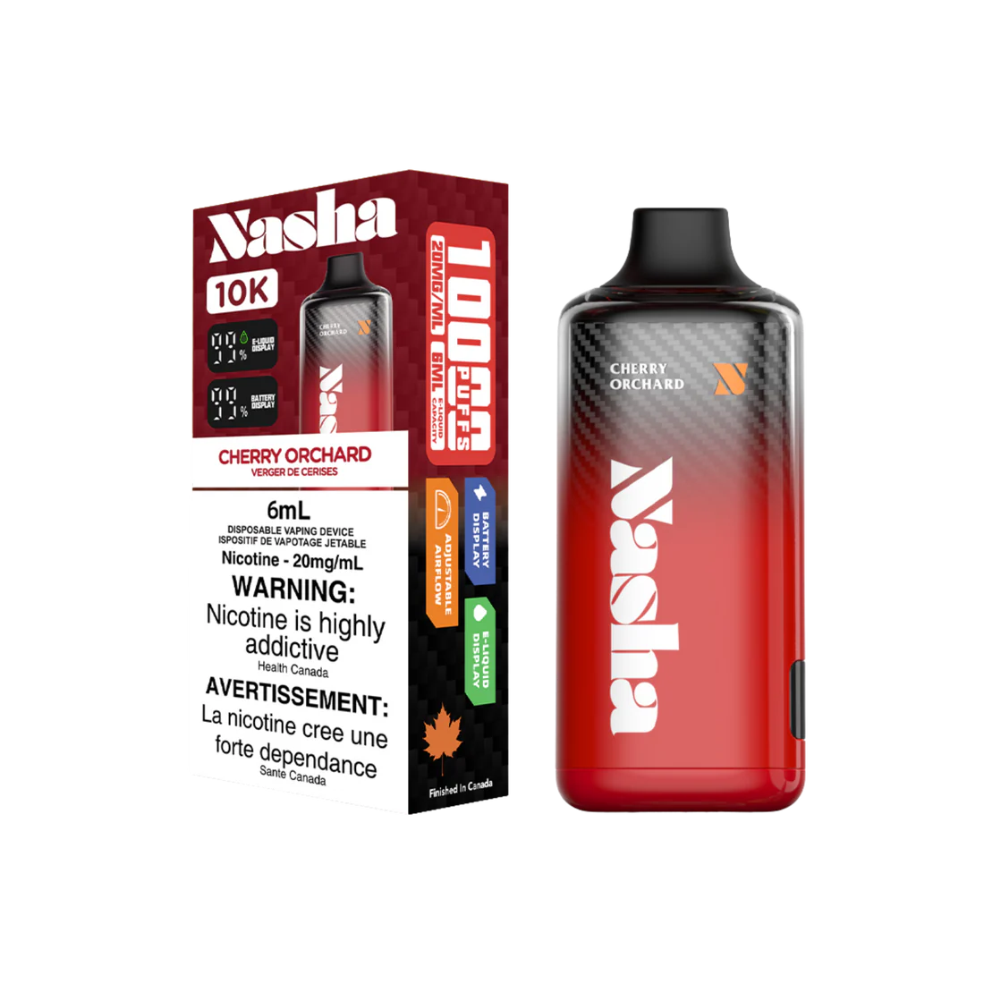NASHA 10K PUFFS (EXCISE AB)