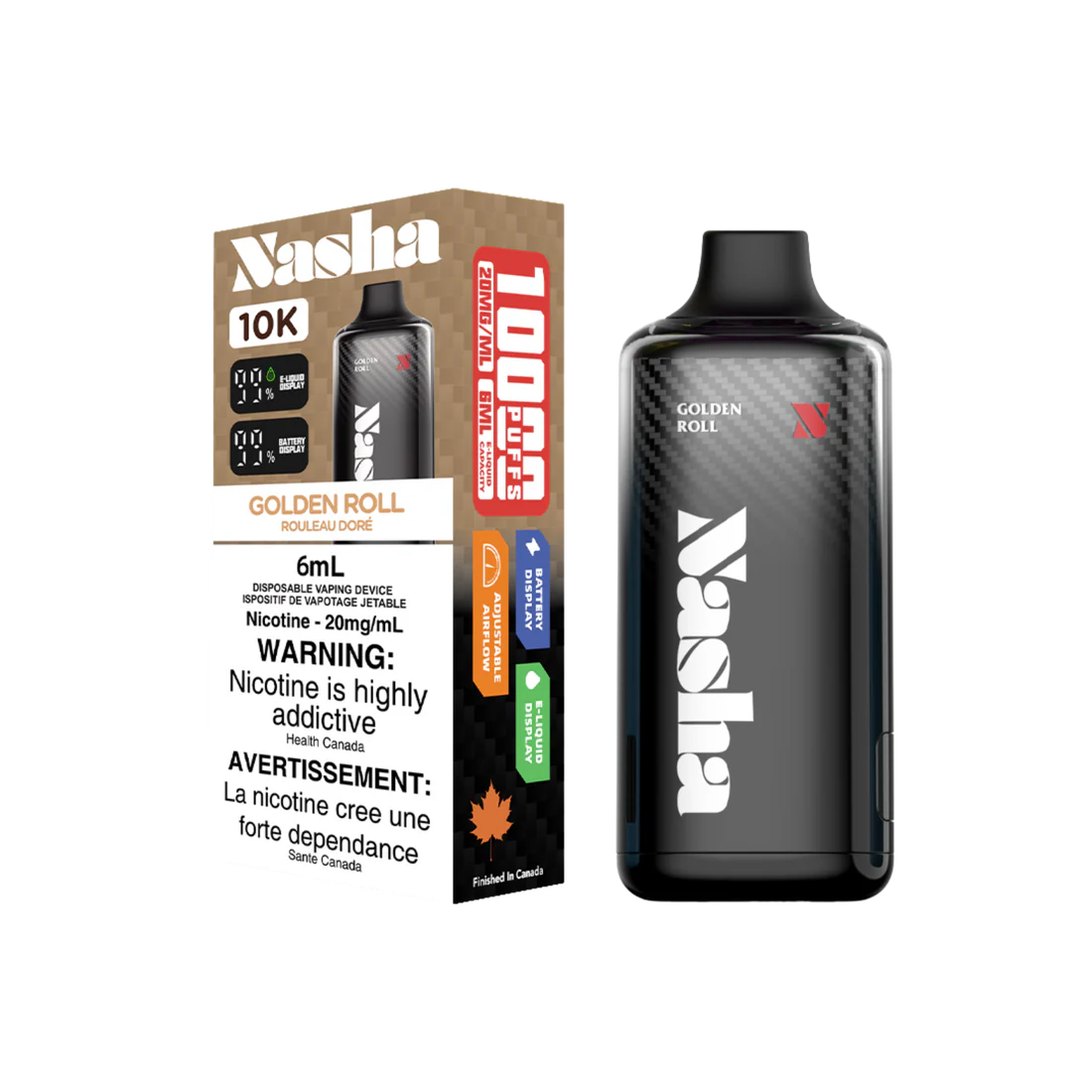 NASHA 10K PUFFS (EXCISE AB)