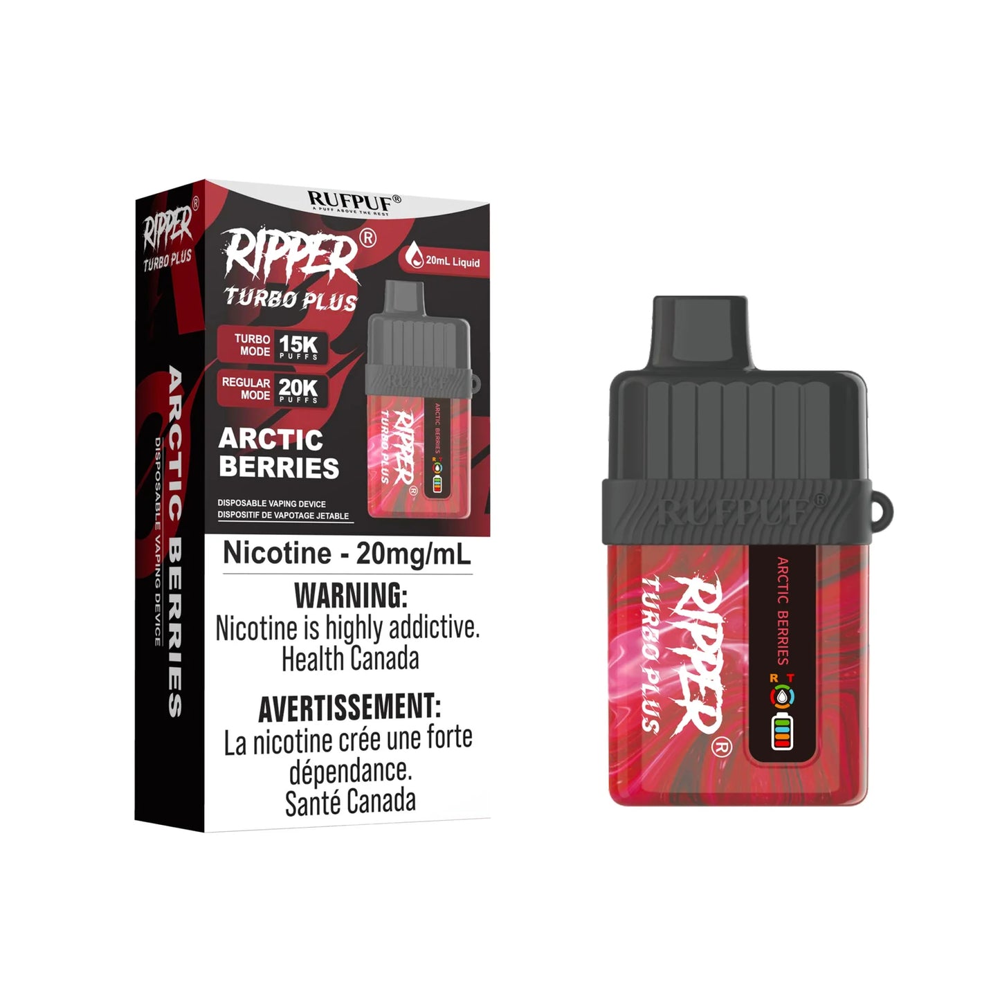 RUFPUF RIPPER TURBO PLUS 20K PUFFS