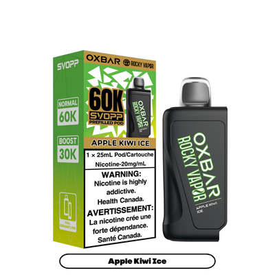 SVOPP ROCKY VAPOR OXBAR PODS 60K PUFFS (EXICSE AB)