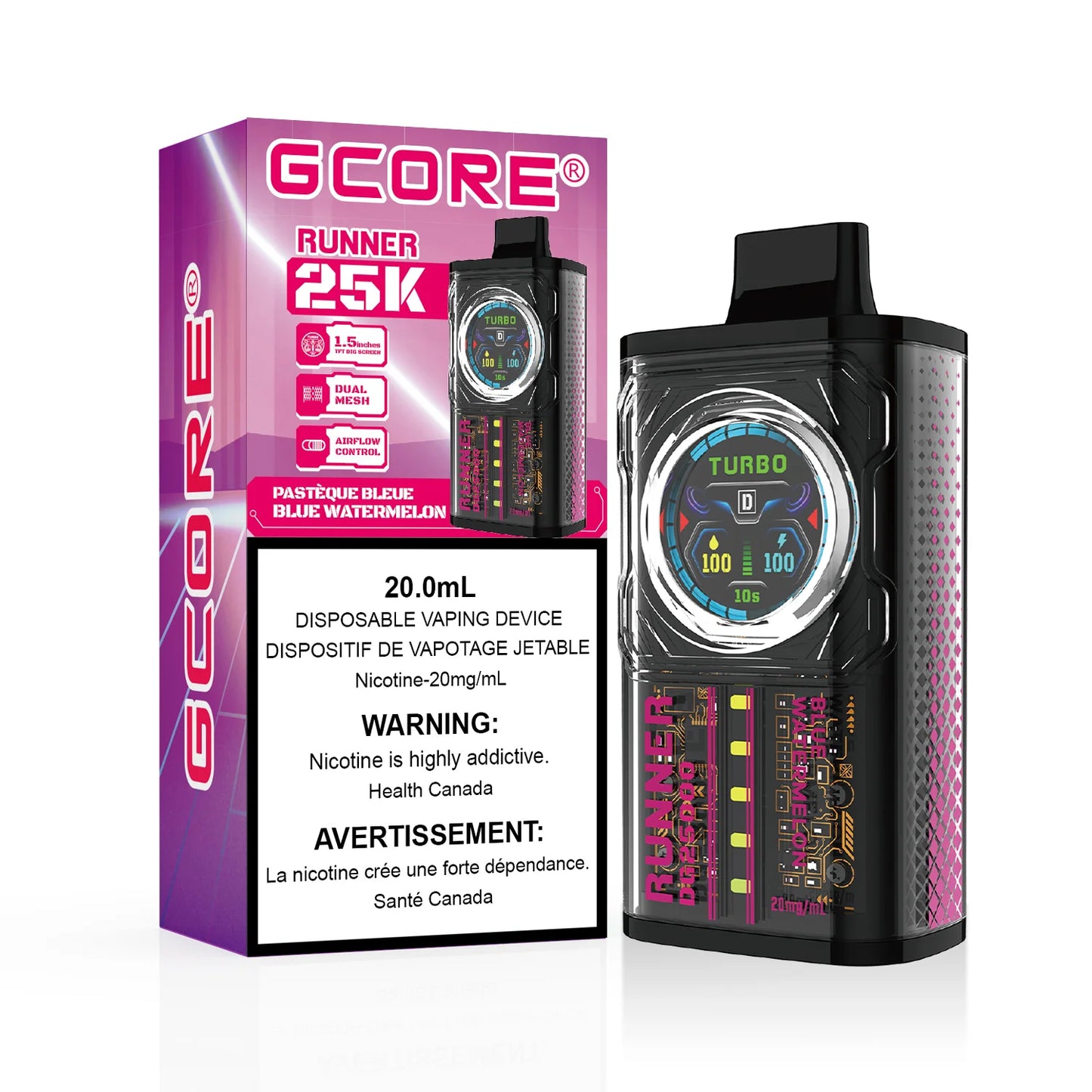 GCORE RUNNER 25K PUFFS