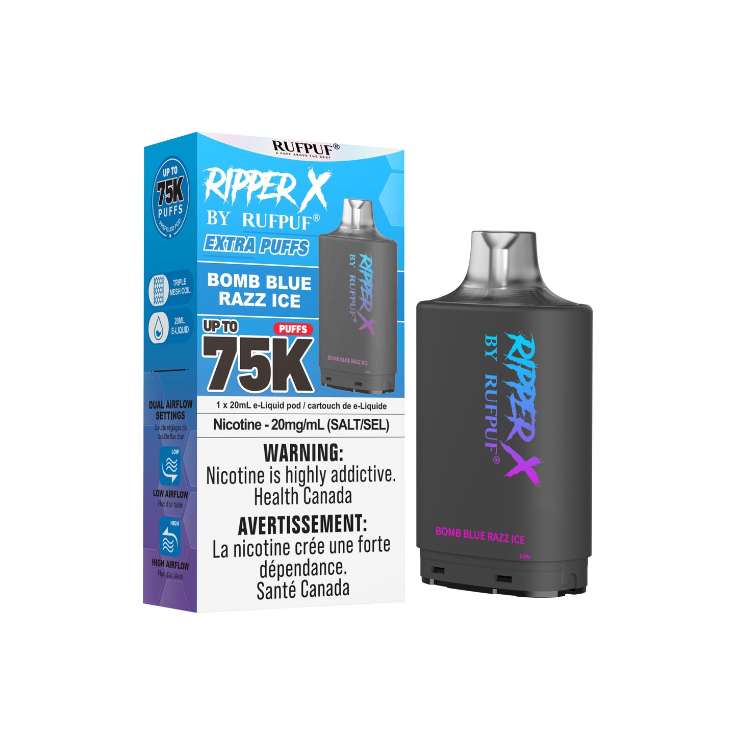 RIPPER X 75K PODS PUFFS (EXCISE AB)