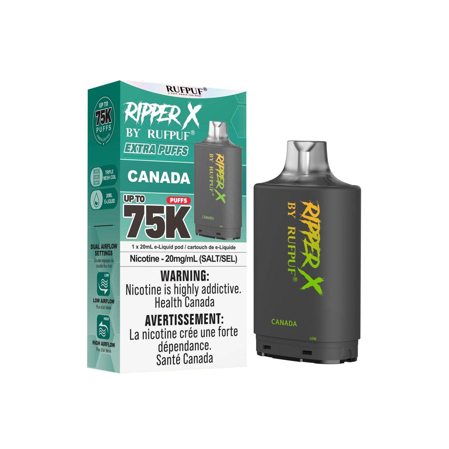 RIPPER X 75K PODS PUFFS (EXCISE AB)