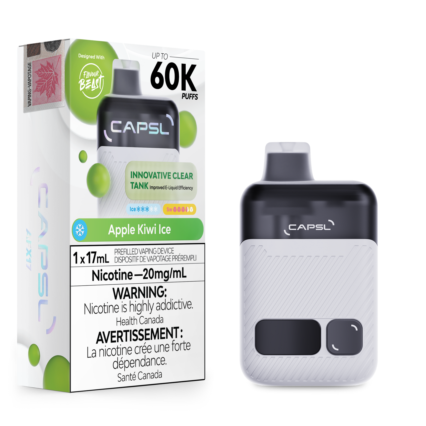 CAPSL 60K PUFFS (EXCISE AB)