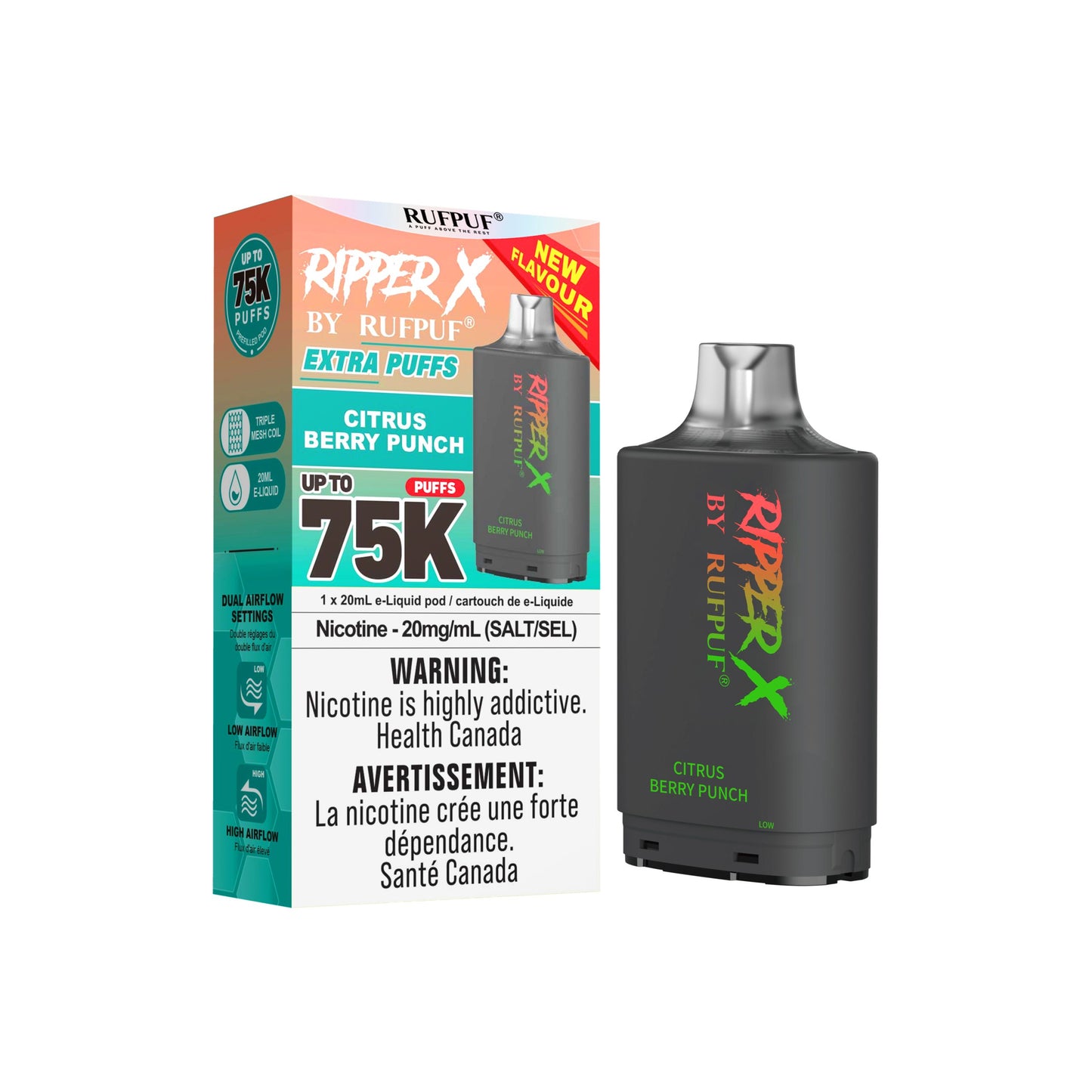 RIPPER X 75K PODS PUFFS (EXCISE AB)