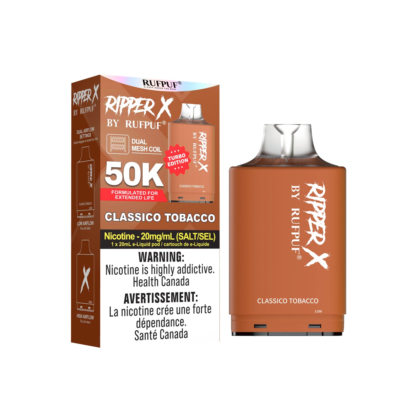 RUFPUF RIPPER X POD 50K PUFFS (Excise AB)