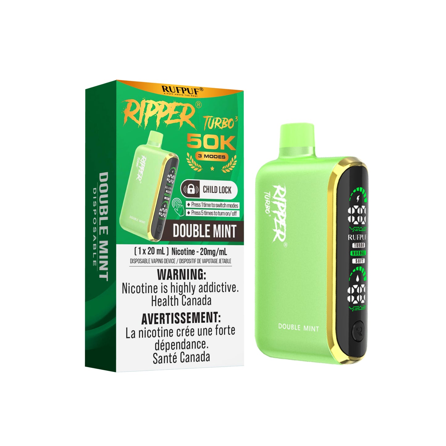 RIPPER TURBO 3 50K PUFFS (EXCISE AB)